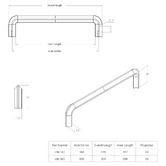 Momo Handles Lumi Zinc Alloy Cabinet Handle