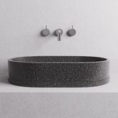 Madu Living Margo 585mm Oval Terrazzo Above Counter Basin