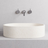 Madu Living Margo 450mm Oval Terrazzo Above Counter Basin