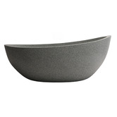 Madu Living Ray 1700mm Oval Terrazzo Freestanding Bath with Overflow