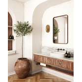 Madu Living Margo 575mm Oval Terrazzo Above Counter Basin