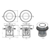 Madu Living 40mm Brass Bath Pop-Down Waste with Overflow