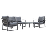 Cove &amp; Canopy 4 Seater Morris Outdoor Lounge Set