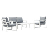 Cove &amp; Canopy 4 Seater Morris Outdoor Lounge Set