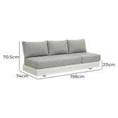 Cove &amp; Canopy 3 Seater Westport Outdoor Sofa