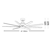 Vencha Titanic DC Ceiling Fan with LED
