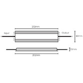 Vencha VDX Silver 40W 12V IP67 LED Driver