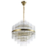 Vencha Chloe Glass 13-Light Chandelier
