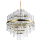 Vencha Chloe Glass 13-Light Chandelier