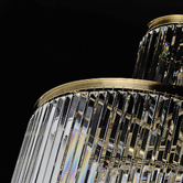 Vencha Chanel 200cm Crystal Spiral Chandelier