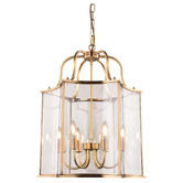 Vencha Brentwood Glass 6-Light Pendant