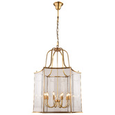 Vencha Brentwood Glass 10-Light Pendant