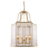 Vencha Brentwood Glass 10-Light Pendant