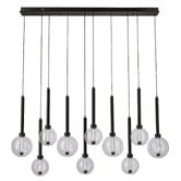 Vencha Meteor Glass 10-Light LED Pendant