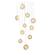 Vencha Yoyo Metal 10-Light LED Pendant