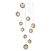 Vencha Yoyo Metal 10-Light LED Pendant