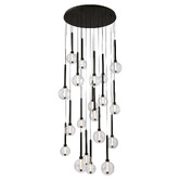 Vencha Meteor Glass 20-Light LED Pendant