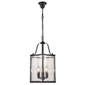 Vencha Brentwood Glass 3-Light Pendant