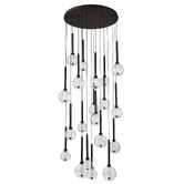 Vencha Meteor Glass 20-Light LED Pendant