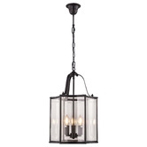 Vencha Brentwood Glass 3-Light Pendant