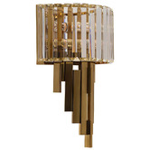 Vencha Imperiel Glass 2-Light Wall Sconce