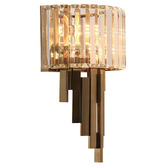 Vencha Imperiel Glass 2-Light Wall Sconce