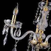 Vencha Bromley Crystal 3-Light Chandelier