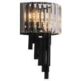 Vencha Imperiel Glass 2-Light Wall Sconce