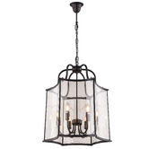 Vencha Brentwood Glass 6-Light Pendant