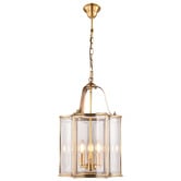 Vencha Brentwood Glass 3-Light Pendant