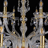 Vencha Bromley Crystal 18-Light Chandelier