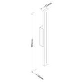 Vencha Edgar Powder-Coated Aluminium LED Outdoor Wall Light