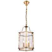 Vencha Brentwood Glass 3-Light Pendant
