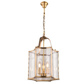 Vencha Brentwood Glass 3-Light Pendant
