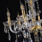Vencha Bromley Crystal 6-Light Chandelier