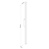 Vencha Edgar Powder-Coated Aluminium LED Outdoor Wall Light