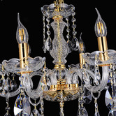 Vencha Bromley Crystal 6-Light Chandelier
