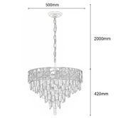 Vencha Finley Crystal 10-Light Chandelier