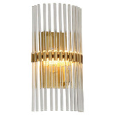 Vencha Chloe Glass 2-Light Wall Sconce