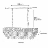 Vencha Finley Crystal 12-Light Chandelier