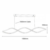 Vencha Kingston Metal LED Pendant Light