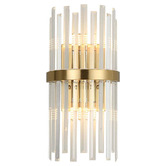 Vencha Oxford Glass 2-Light Wall Sconce
