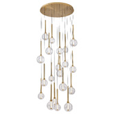 Vencha Meteor Glass 20-Light LED Pendant