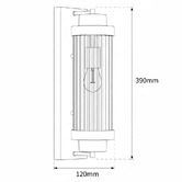 Vencha Cambridge Metal Wall Sconce