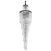 Vencha Chanel 130cm Crystal Spiral Chandelier
