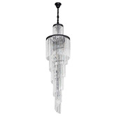 Vencha Chanel 130cm Crystal Spiral Chandelier