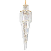 Vencha Chanel 130cm Crystal Spiral Chandelier