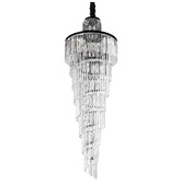 Vencha Chanel 200cm Crystal Spiral Chandelier