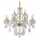 Vencha Bromley Crystal 12-Light Chandelier