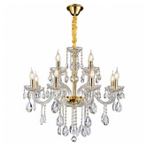 Vencha Bromley Crystal 12-Light Chandelier